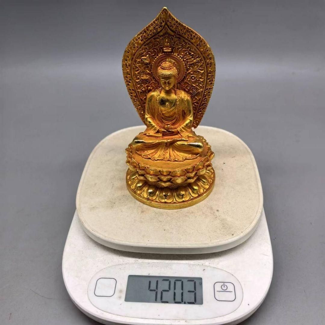 釈迦牟尼仏 仏像 工芸品 美術品 置物 - メルカリ