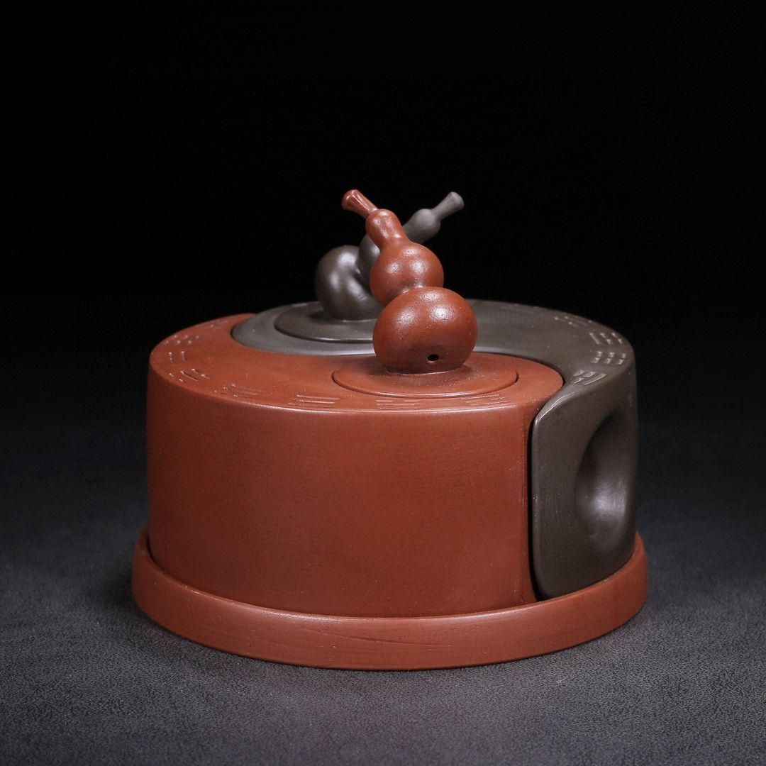 宜興紫砂壷 太極壺 茶道具 煎茶道具 工芸品 美術品 置物 - メルカリ