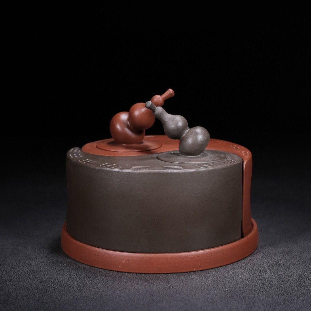 宜興紫砂壷 太極壺 茶道具 煎茶道具 工芸品 美術品 置物 - メルカリ