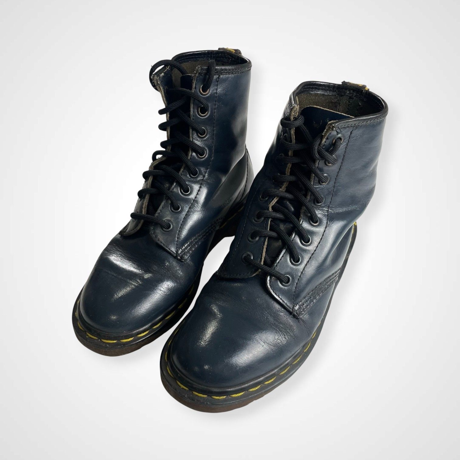 ドクターマーチン 8ホール ネイビー  激レア！90年代 VINTAGE Dr.Martens ヴィンテージ ドクターマーチン / 8-90s 英国製 8