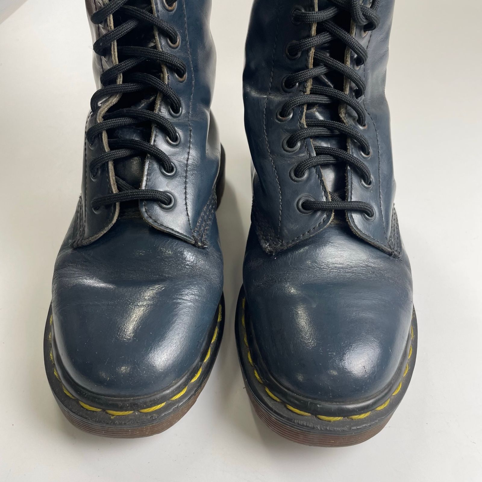 ドクターマーチン 8ホール ネイビー  激レア！90年代 VINTAGE Dr.Martens ヴィンテージ ドクターマーチン / 8-90s 英国製 8