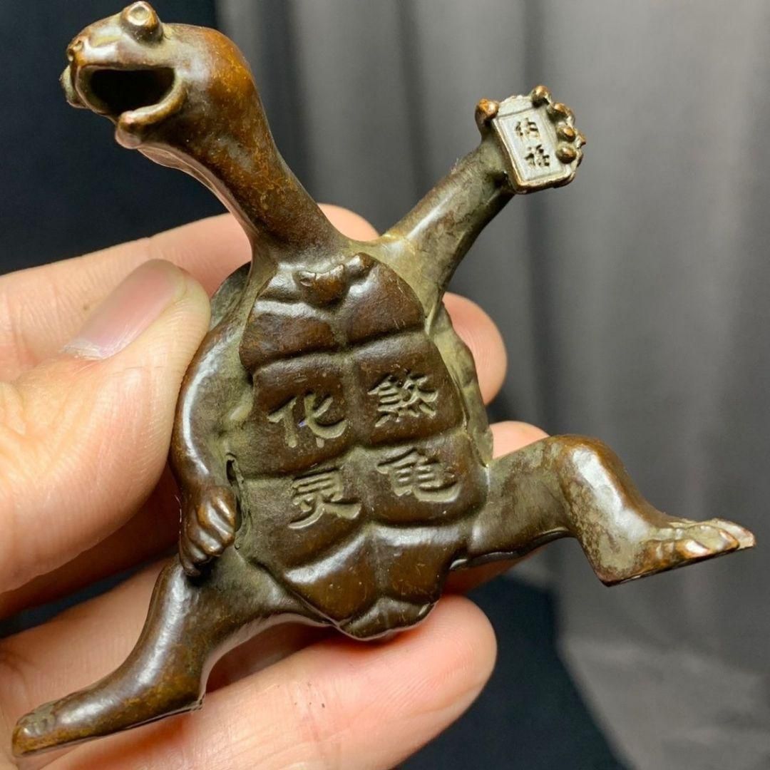 銅　置き物 銅 細工 開運 風水 鎮宅辟邪 銅製品 工芸品 装飾品 置物 - メルカリ
