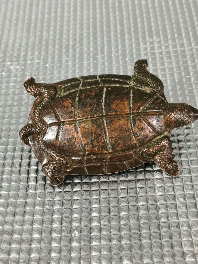 銅 細工 茶道具 八卦竜亀 鎮宅辟邪 開運風水 招財 工芸品 美術品 置物