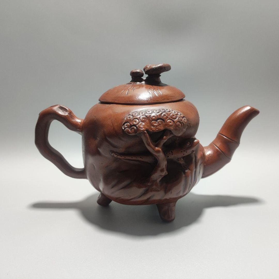 宜興 紫砂壷 急須 宜興 紫砂壷 仙人洞壺 急須 - メルカリ