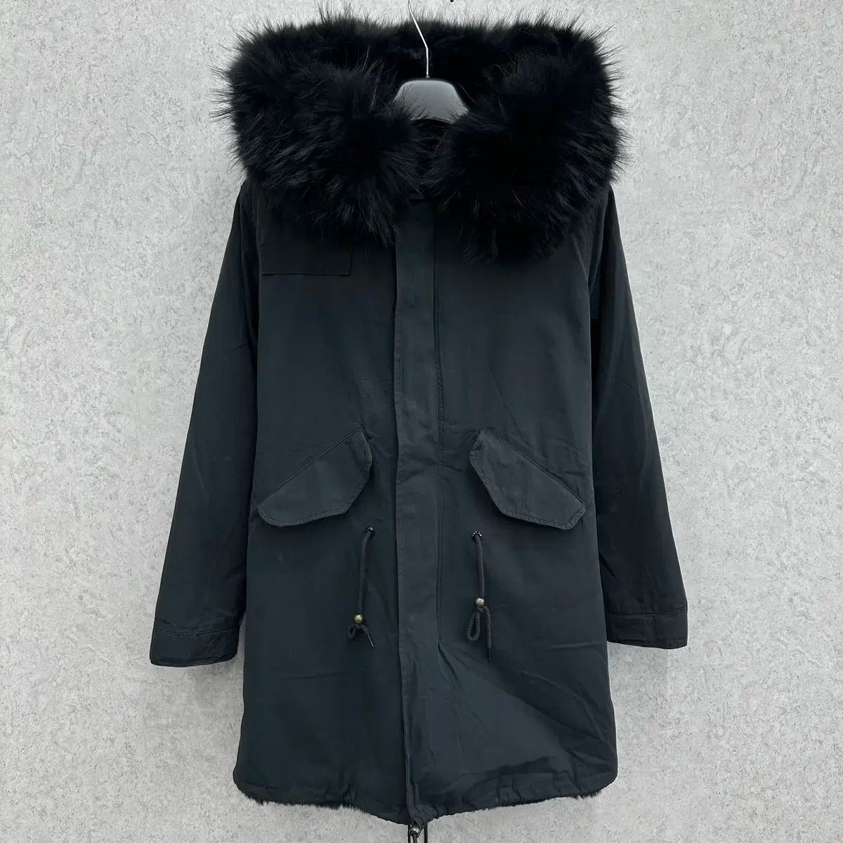 85 レディース ファー マウンテンパーカー ロング アウター