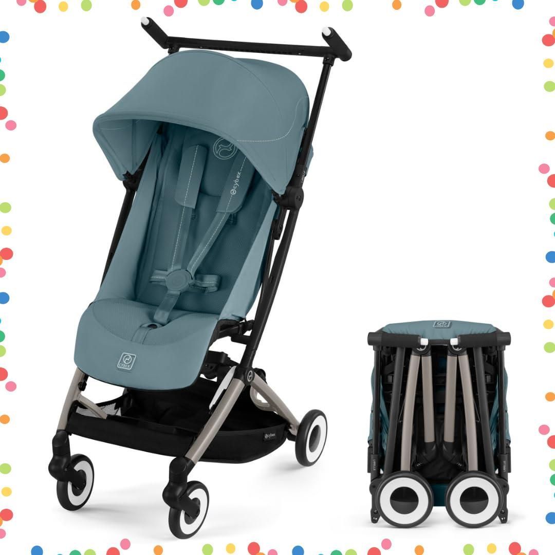 サイベックス LIBELLE リベル 2025 ストーミーブルーJP cybex 軽量コンパクト ベビーカー 簡単アクションでウルトラコンパクトに cybexオリジナルリフレクターバンド付き