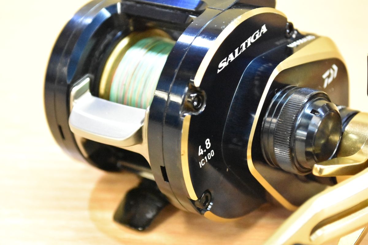 ダイワ 21 ソルティガ IC 100P-DH 右 DAIWA SALTIGA ベイトリール カウンターリール オフショア 船釣り