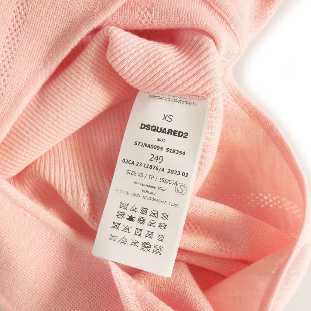 ディースクエアード DSQUARED2 23AW ノースリーブ ボディースーツ