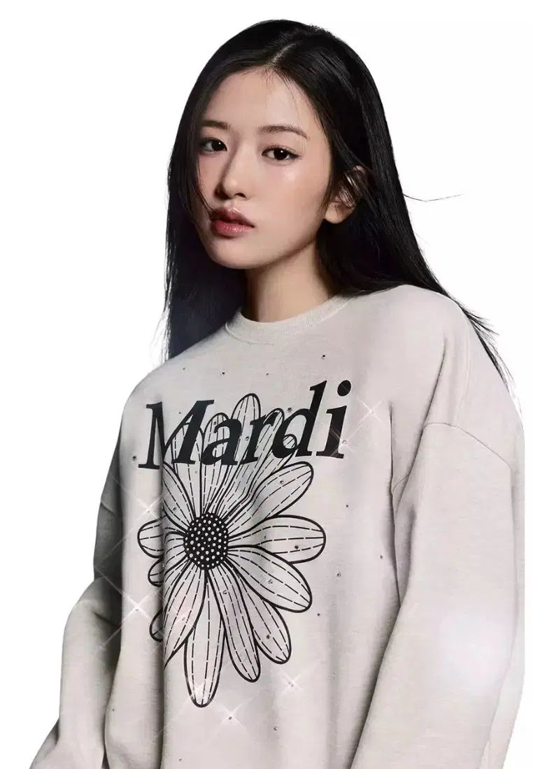 新商品 マルディメクルディ フラワー ローズ スウェットシャツ アン ユジン
