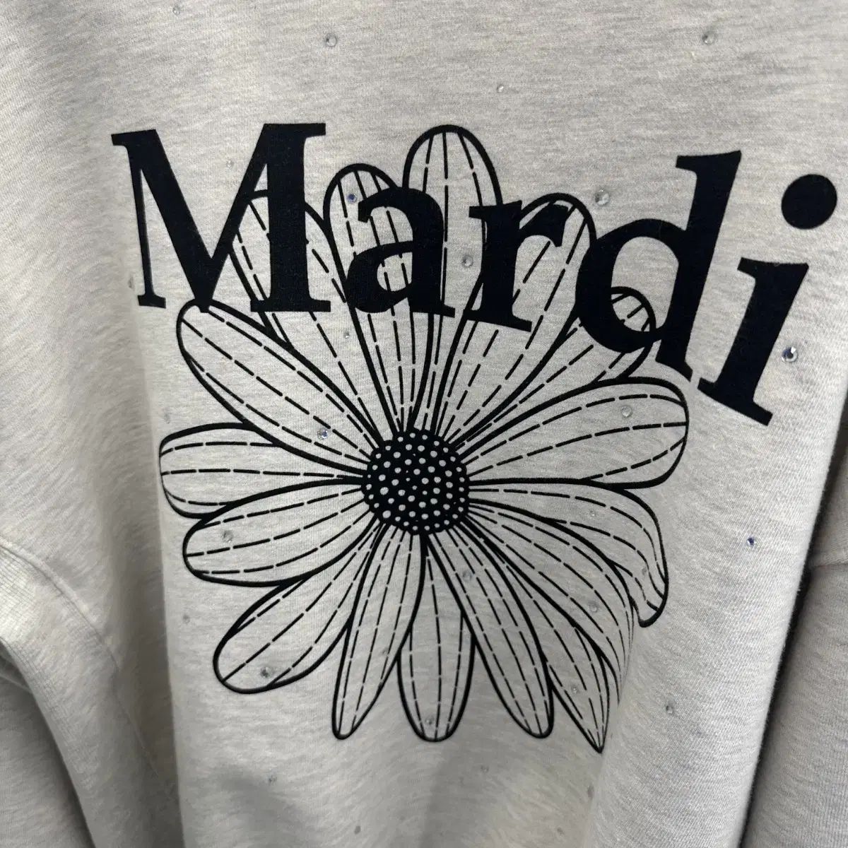 最短当日配送。 新商品 マルディメクルディ フラワー ローズ スウェットシャツ アン ユジン