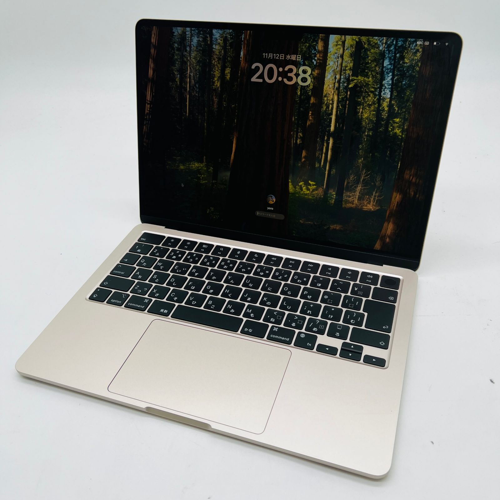 Apple MacBook Air 13インチ M 3チップ 16 GB スターライト MC 8 J 4 A