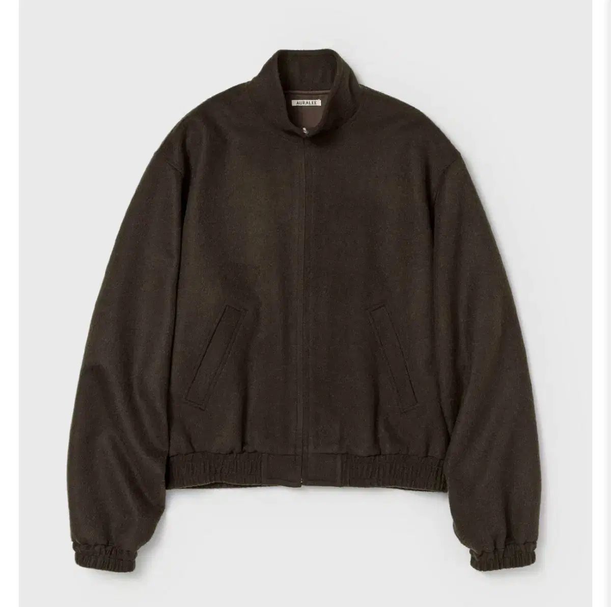 3 25FW AURALEE オーラリー ベイビーキャメル ブルゾン ダークブラウン