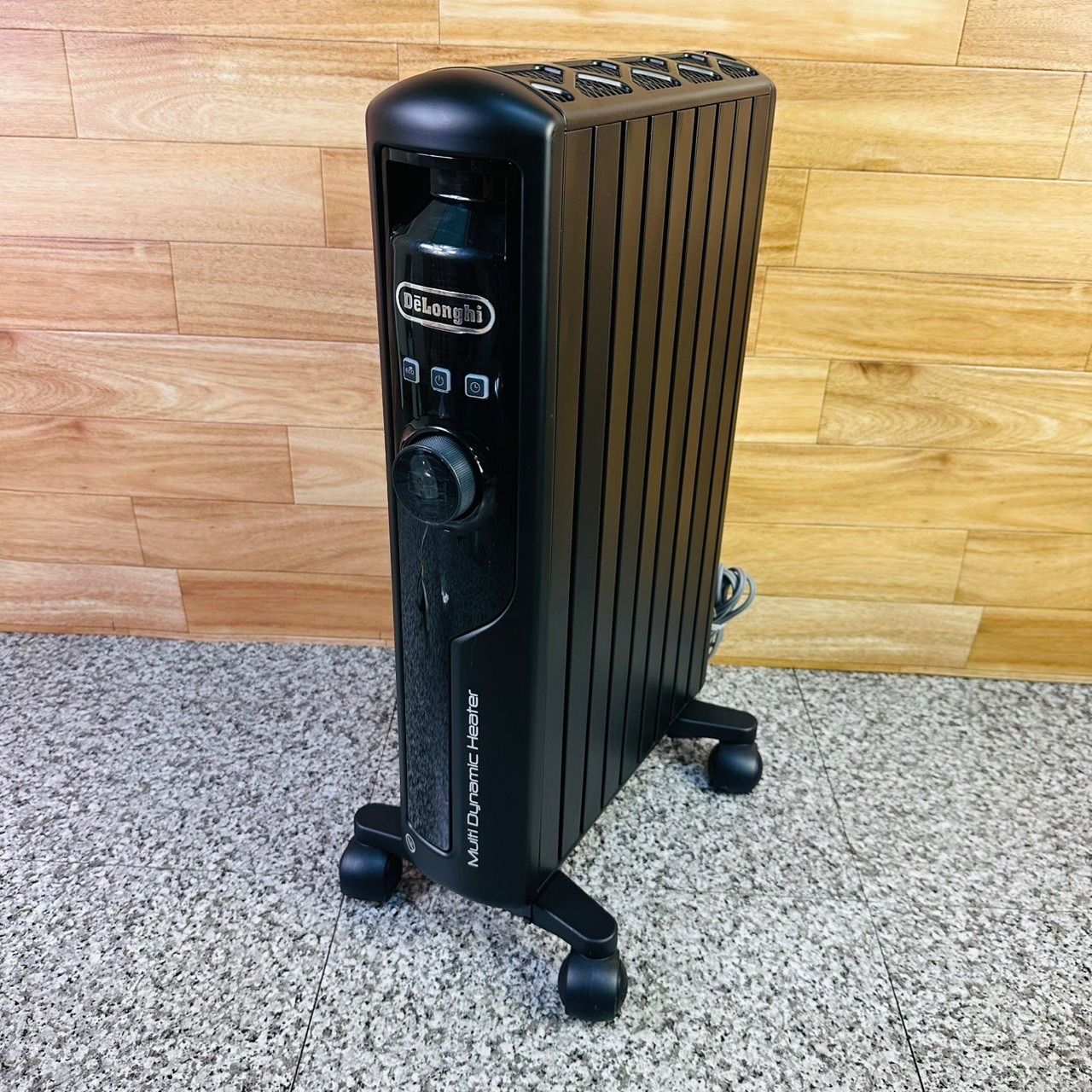 【中古品】デロンギ　マルチダイナミックヒーター　ブラック 美品 DeLonghi デロンギ マルチダイナミックヒーター MDHS12-PB ピュア