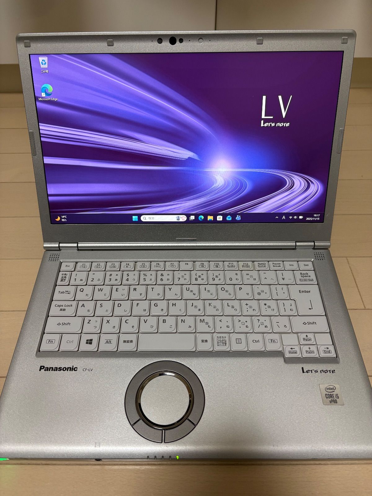 累積3560時間 Panasonic Let’s note CF-LV9 Windows11 SSD512GB NVMe メモリ8GB Core i5 パソコン ノートPC パナソニック レッツノート