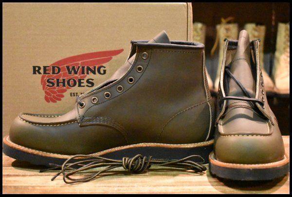 9.5D 23年 レッドウィング 8828 アルパインポーテージ 深緑 アイリッシュセッター モックトゥ ブーツ redwing HOPESMORE GP248
