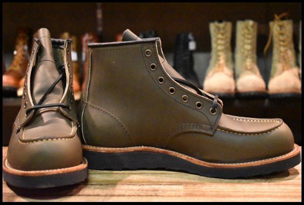 9.5D 23年 レッドウィング 8828 アルパインポーテージ 深緑 アイリッシュセッター モックトゥ ブーツ redwing HOPESMORE GP248