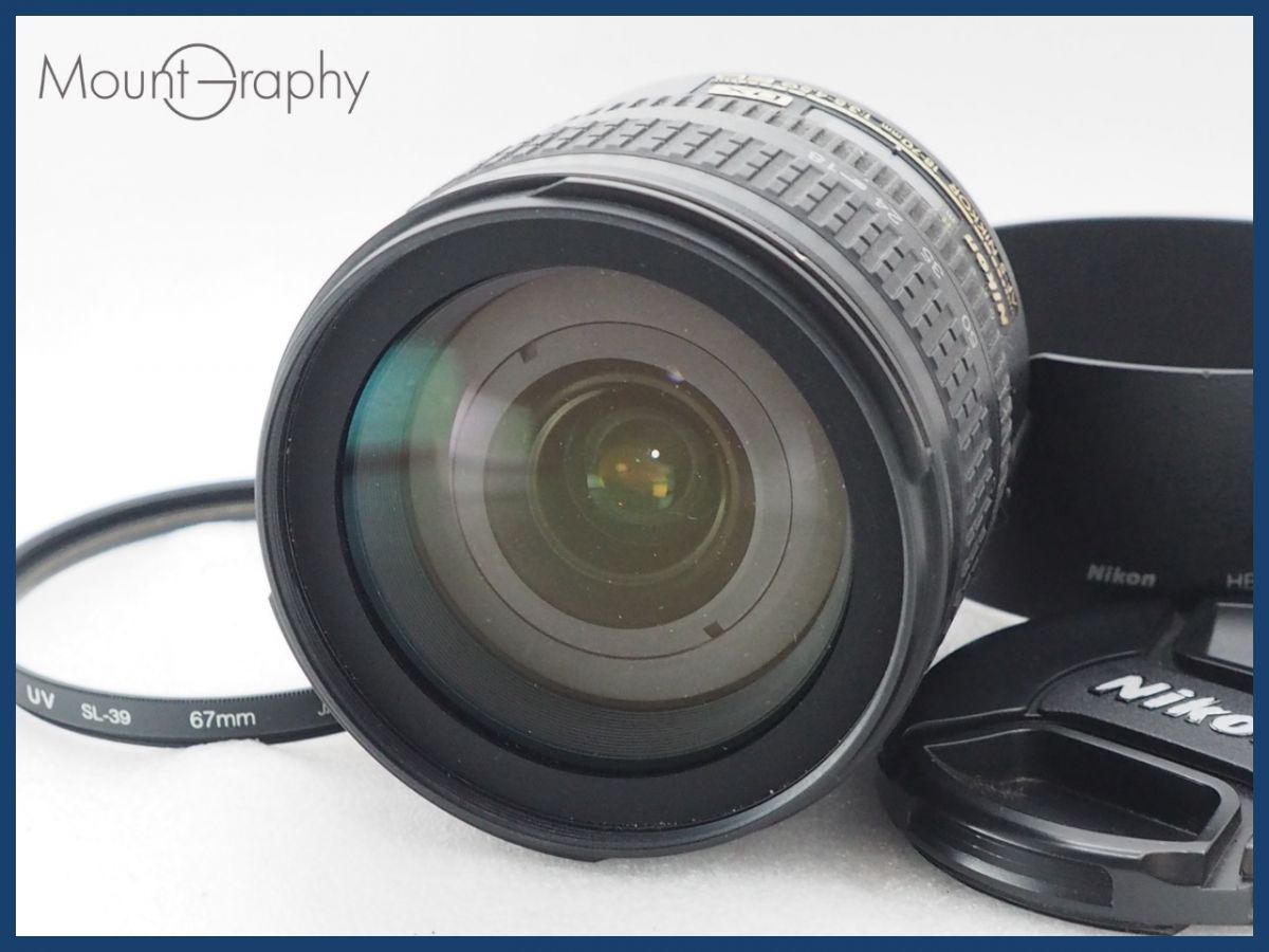 NIKON ニコン AF-S NIKKOR 18-70 mm F 3.5-4.5 G ED 前キャップ フィルター フード付 同梱可 i 10723