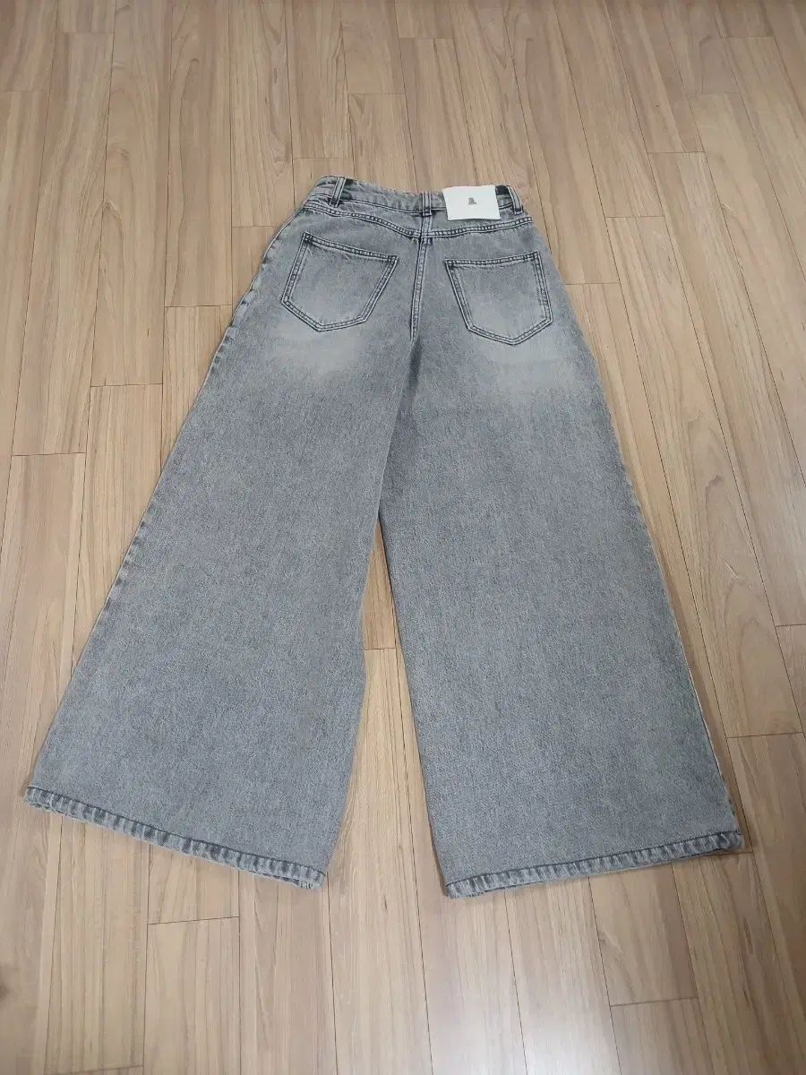 ハンサム LANVIN ランバン ワイド デニム パンツ レディース