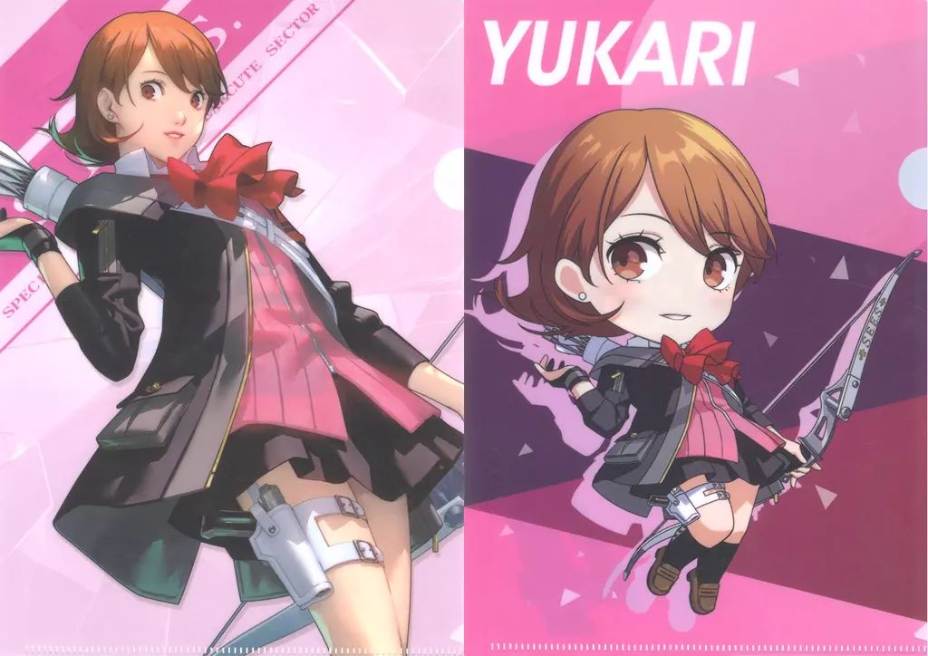 中古】クリアファイル 岳羽ゆかり A4クリアファイルセット(2枚セット