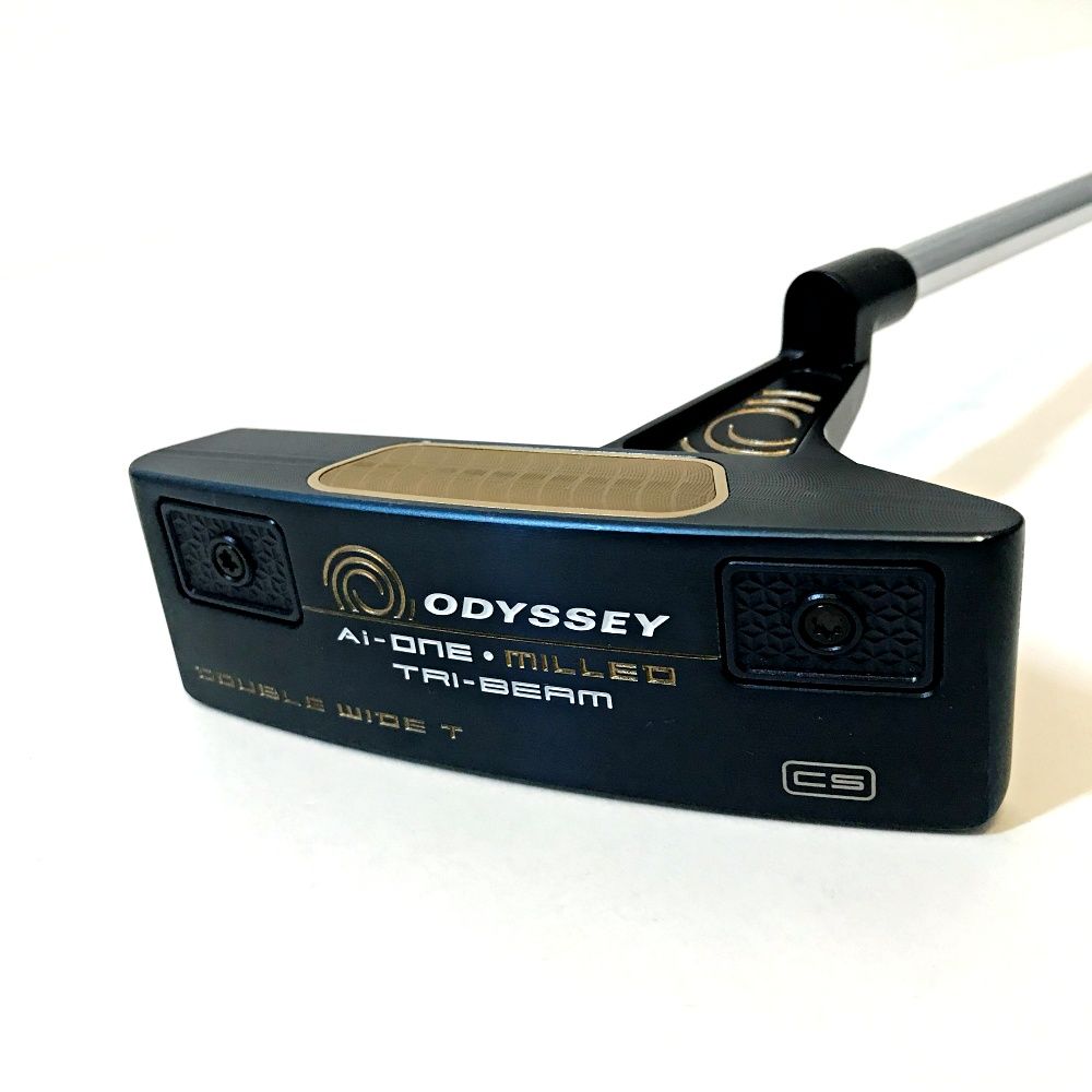 加古川店 ODYSSEY オデッセイ パター Ai ONE MILLED TRI BEAM 2025 DOUBLE WIDE T ヘッドカバー付 シャフト長 in 約34inch 427