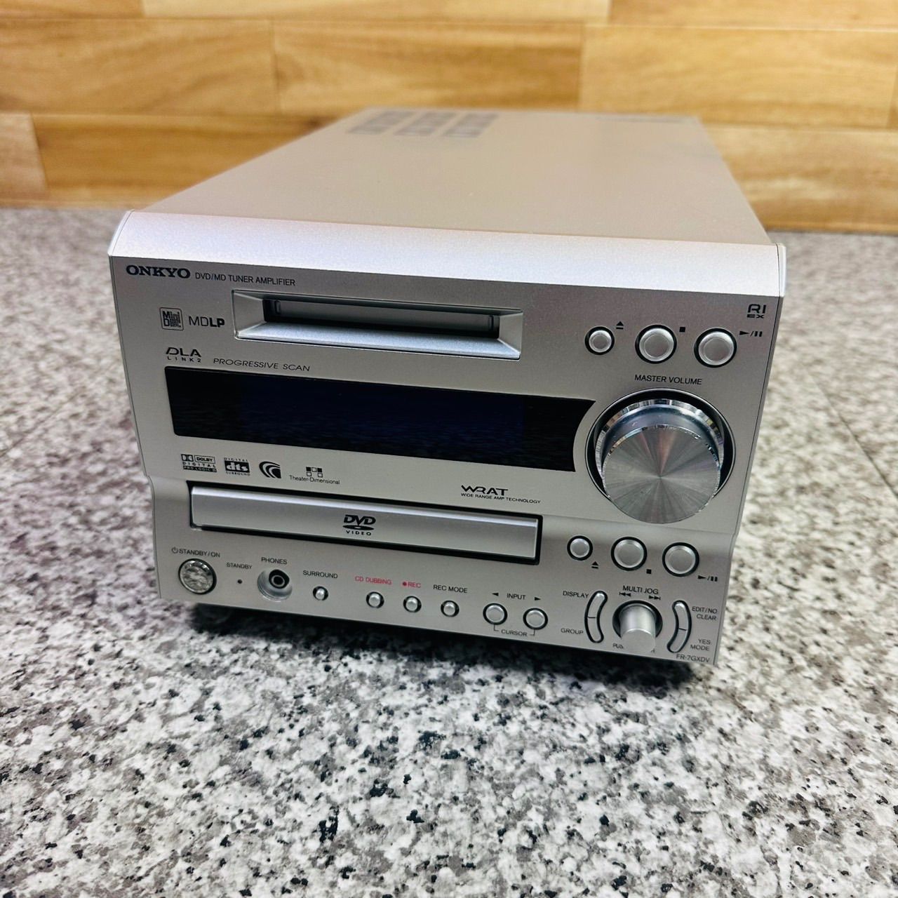 ONKYO オンキョー FR-7GXDV DVD/MD チューナー アンプ 現状品 本体のみ