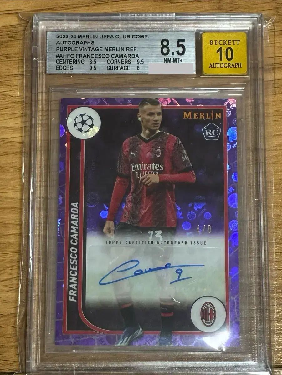 スポーツカード フランチェスコ カマルダ ルーキー オート 級カード ｐｐ