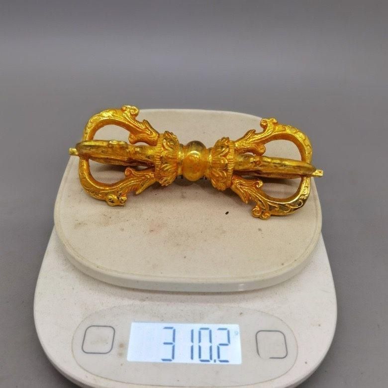 銅 細工 チベット 密宗密教 金剛杵 仏具 法器 辟邪 中国 美術品 密教法