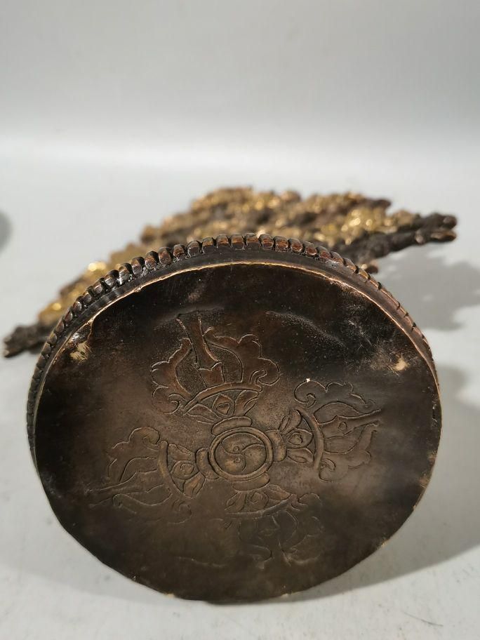 銅 細工 八宝吉祥樹 蔵式密宗法器 鎮宅辟邪 開運風水 招財 置物 工芸品 銅 細工 八宝吉祥樹 蔵式密宗法器 鎮宅辟邪 開運風水 招財 置物 工芸品