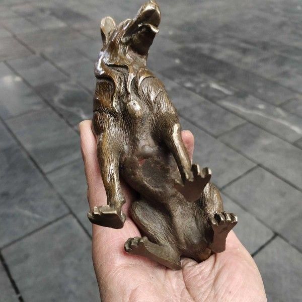 十二支犬 銅製 装飾品 工芸品 美術品 置物 - メルカリ