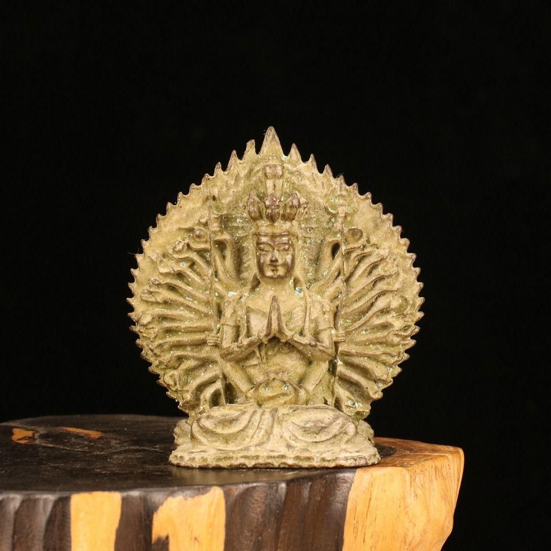 両面千手観音仏像 鎮宅辟邪 開運 風水 招財 工芸品 置物 - メルカリ