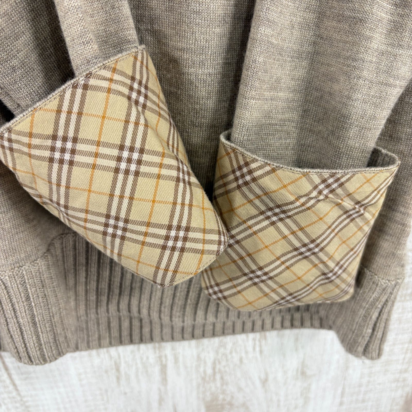 BURBERRY BLUE LABEL バーバリーブルーレーベル ホースロゴ刺繍 ノバ