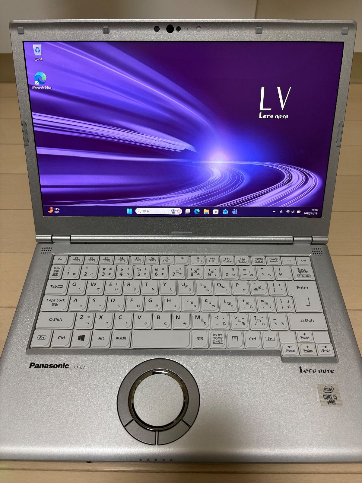 累積7100時間 Panasonic Let’s note CF-LV9 Windows11 SSD256GB メモリ8GB Core i5 パソコン ノートPC パナソニック レッツノート