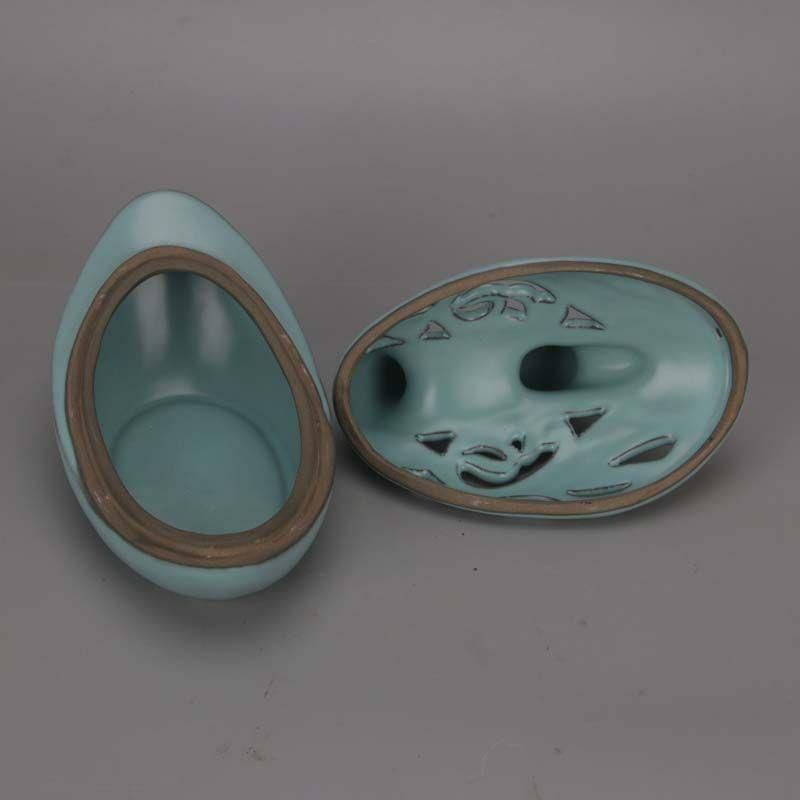 宋汝窯藍釉白鳥薫香炉 工芸品 美術品 置物 - メルカリ