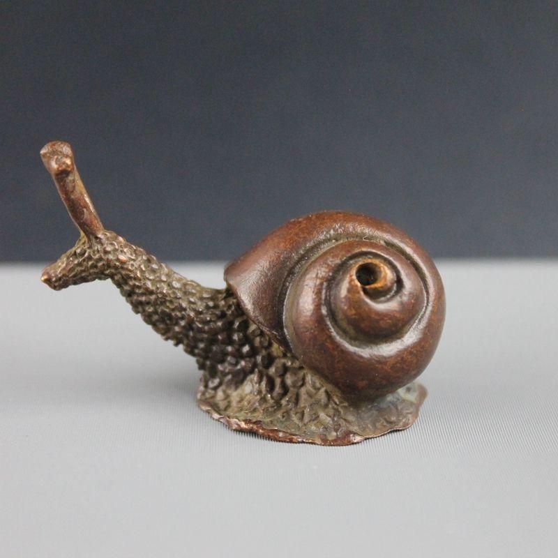 銅 細工 茶道具 香道具 蝸牛香挿 茶寵 茶卓 卓上 置物 工芸品 美術品