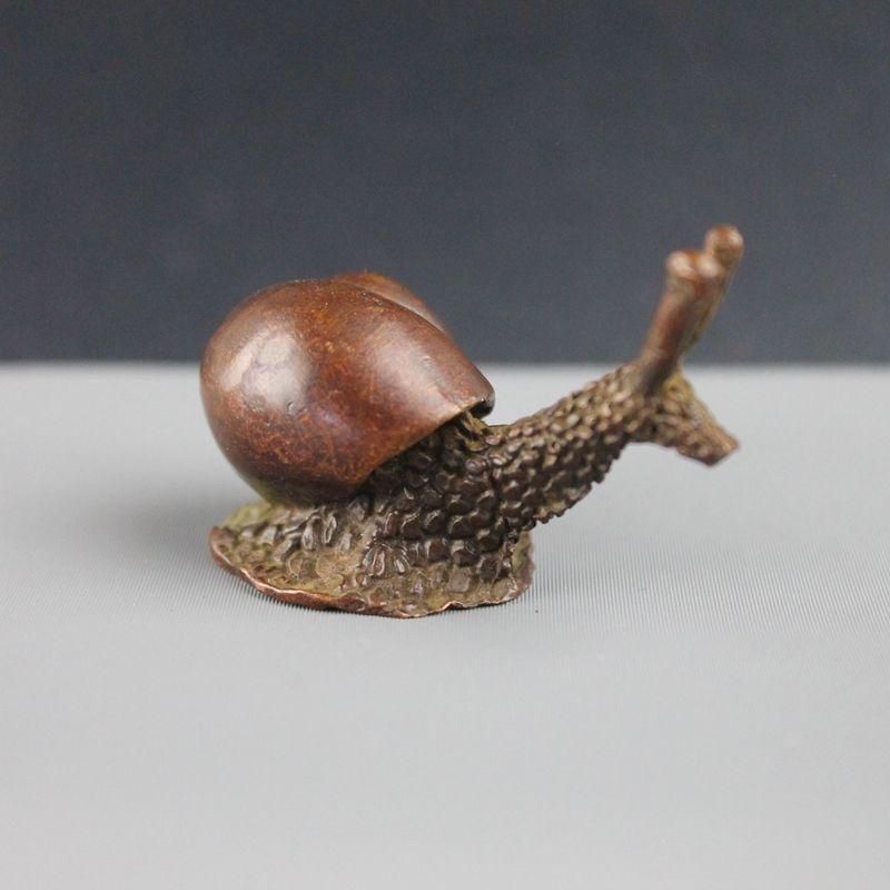 銅 細工 茶道具 香道具 蝸牛香挿 茶寵 茶卓 卓上 置物 工芸品 美術品