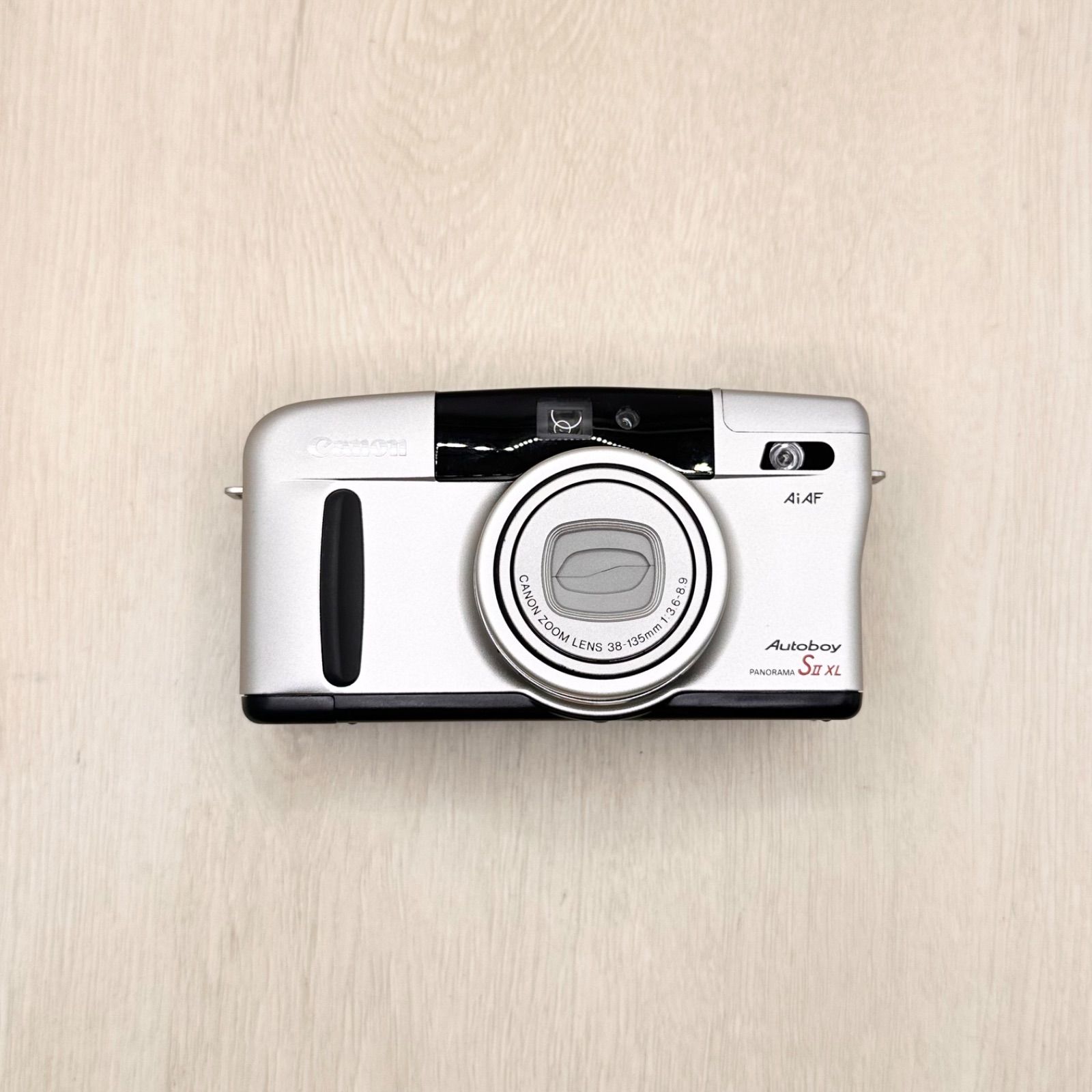 Canon Autoboy S II XL キヤノン キャノン オートボーイ フィルムカメラ コンパクトカメラ PANORAMA AiAF ズーム 38-135mm 動作品 フラッシュOK 自動巻き上げ 巻き戻しOK 60-01115-1934