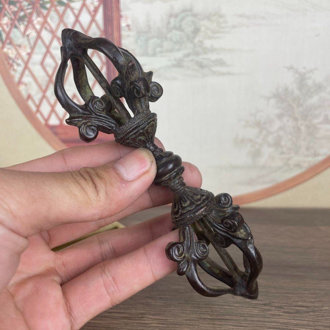 仏教美術 四面仏 亭子仏 銅製品 鎮宅辟邪 開運風水 招財 置物 工芸品 四股法器金剛杵密教法器 銅製品 鎮宅辟邪 開運風水 招財 置物 工芸品