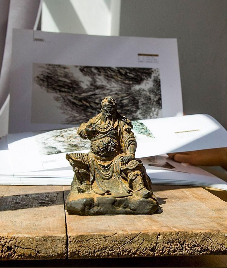 武聖関羽人物像 文房置物・案頭 鎮宅辟邪 開運風水 招財 工芸品 - メルカリ
