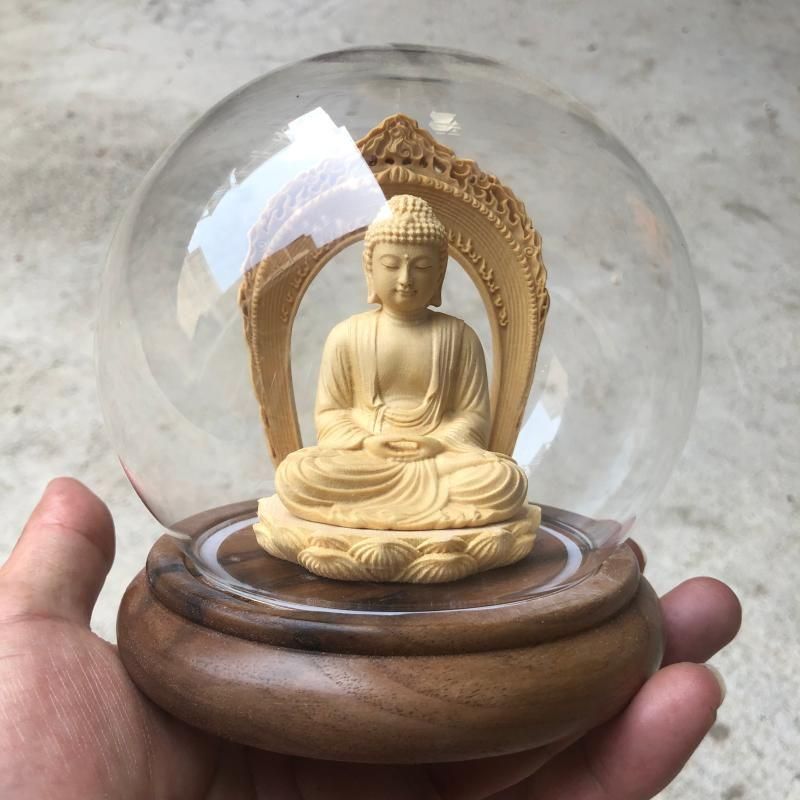 高級天然木彫り 釈迦仏像 仏像 彫刻 鎮宅辟邪 開運風水 招財 置物