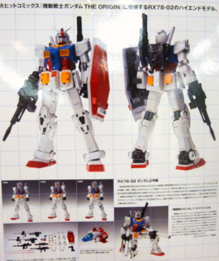 バンダイ GUNDAM FIX METAL RX 78 2ガンダム THE ORIGIN Re PACKAGE 1009