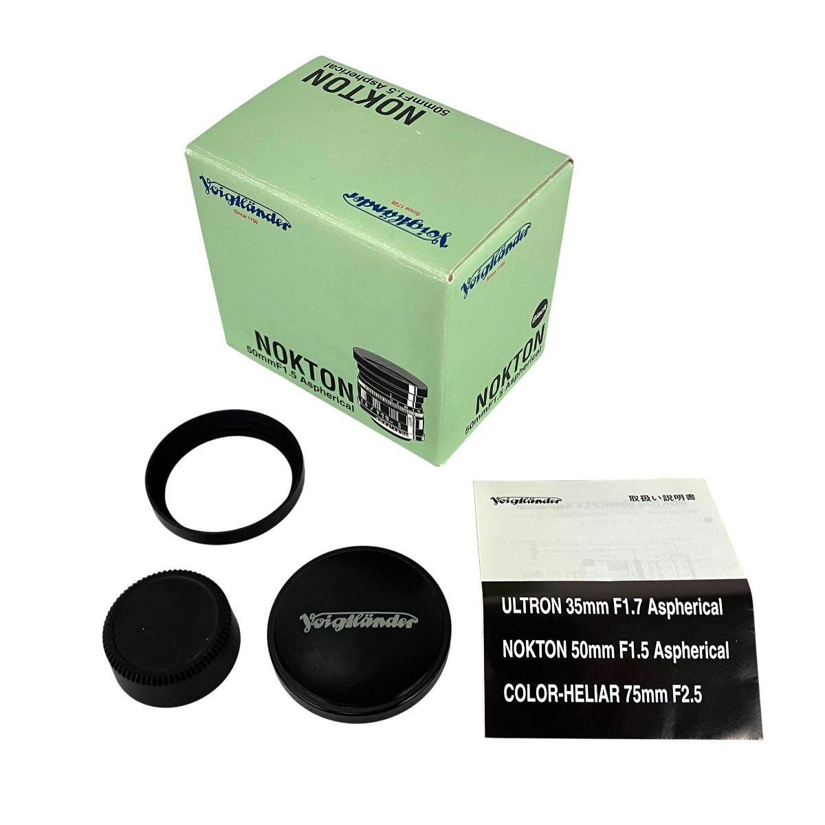 Voigtlander NOKTON 50mm F1.5 ASPHERICAL コシナ フォクトレンダー ノクトン レンズ ジャンク Y10598979