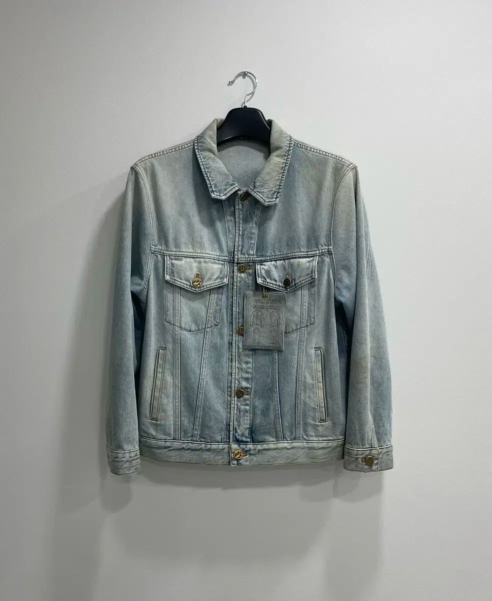 Louis Vuitton DNA ライトブルー デニム トラッカー ジャケット