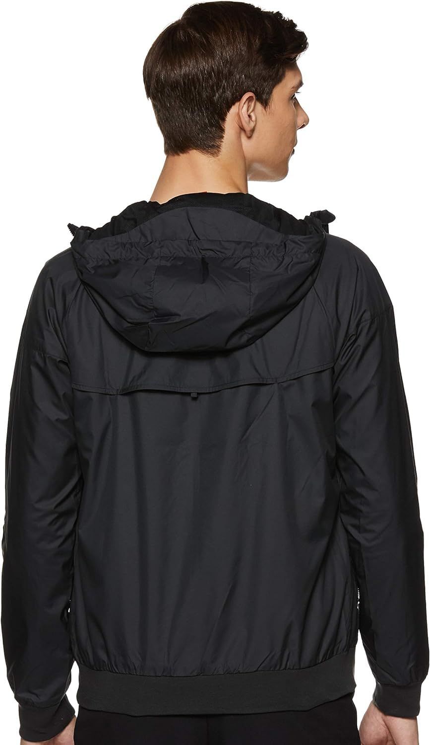 NIKE ナイキ メンズ ウィンドブレーカー ジャケット NSW HE WR ウーブン フーディ ランニングウェア ジョギング ブラック 727325 010 L 胸囲97 103 cm 参考身長176 185