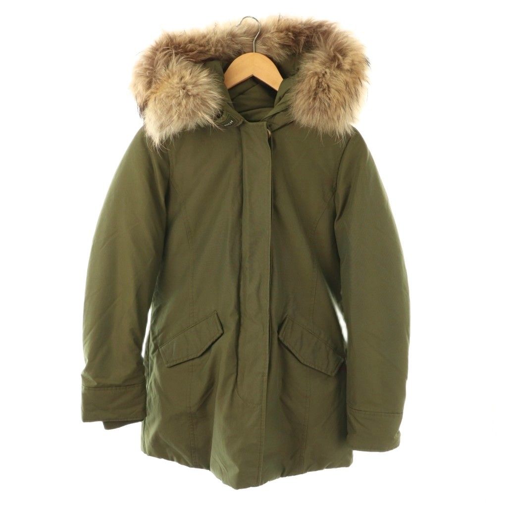 ウールリッチ WOOLRICH WWCPS2762 アークティックパーカー ダウンコート フード XS カーキ ES OS SH