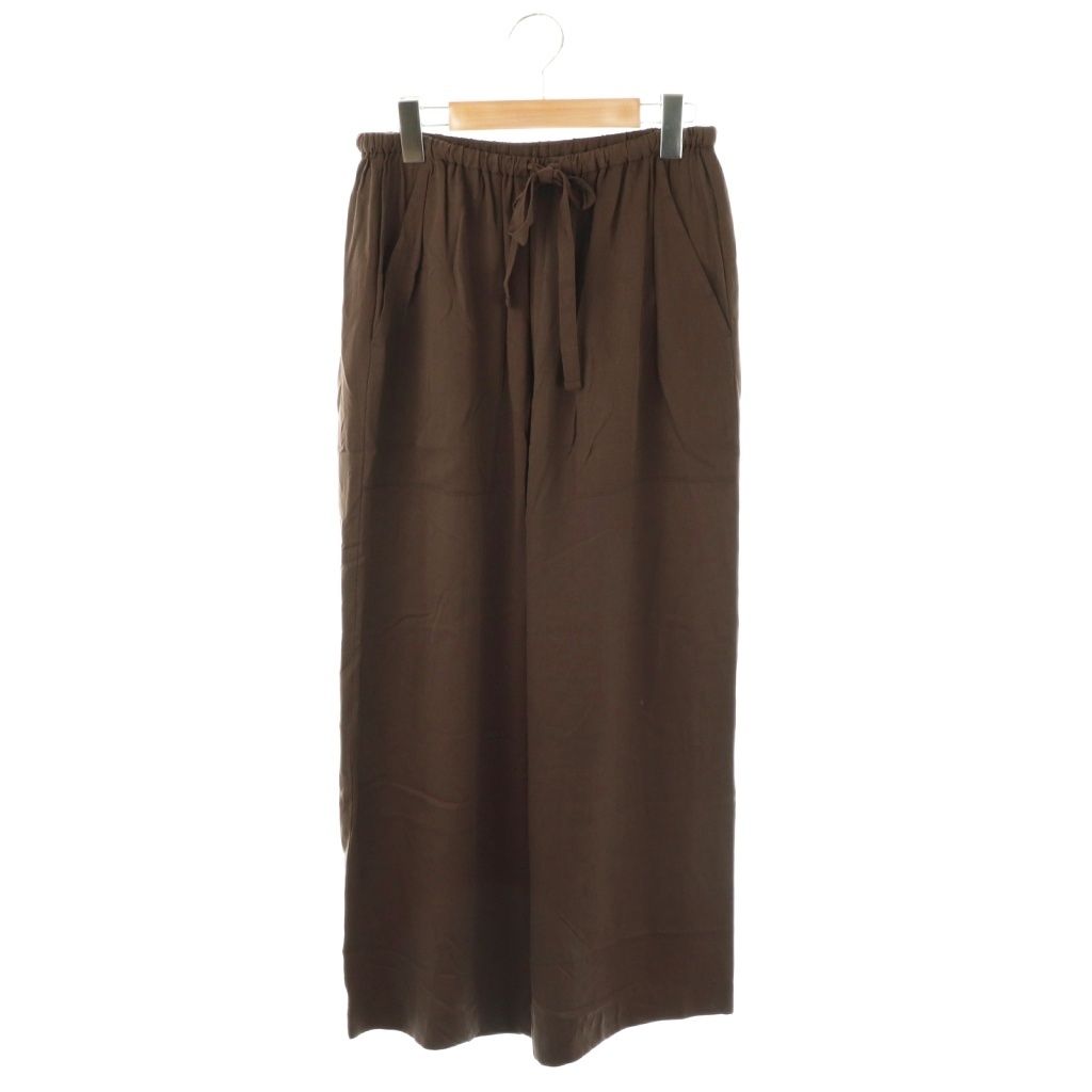 フレームワーク Framework 25AW キュプラスパンツイルイージーパンツ ストレート 36 茶 ブラウン AT OS