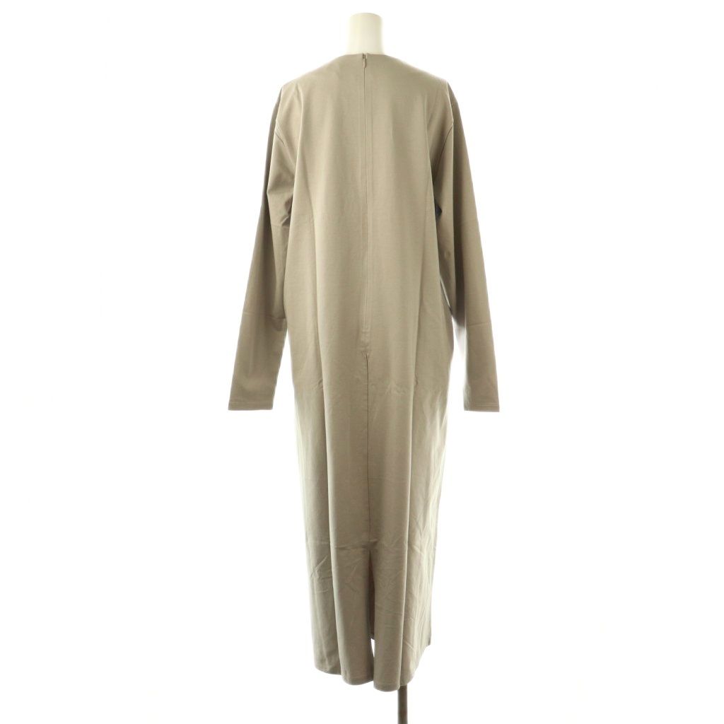 シントウキョウ SYNE TOKYO ×翁安芸 Boxy Line Long Dress ワンピース マキシ ロング M グレー AT OS