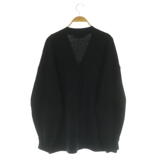 エンフォルド　ブラック カーディガン 38 エンフォルド ENFOLD 22AW PEPLUM CARDIGAN カーディガン ニット 長袖
