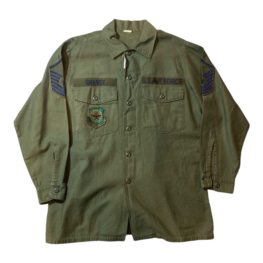 70s USARMY OG 107 military shirt 70年代製 OG 107 ミリタリーシャツ ビンテージミリタリー D892