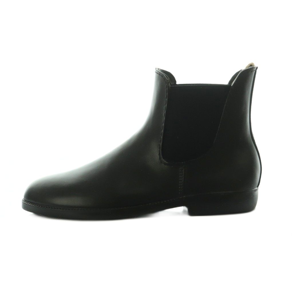 トラディショナルウェザーウェア Traditional Weatherwear サイドゴアレインブーツ US 6 23.0 cm 黒 ブラック MI OS