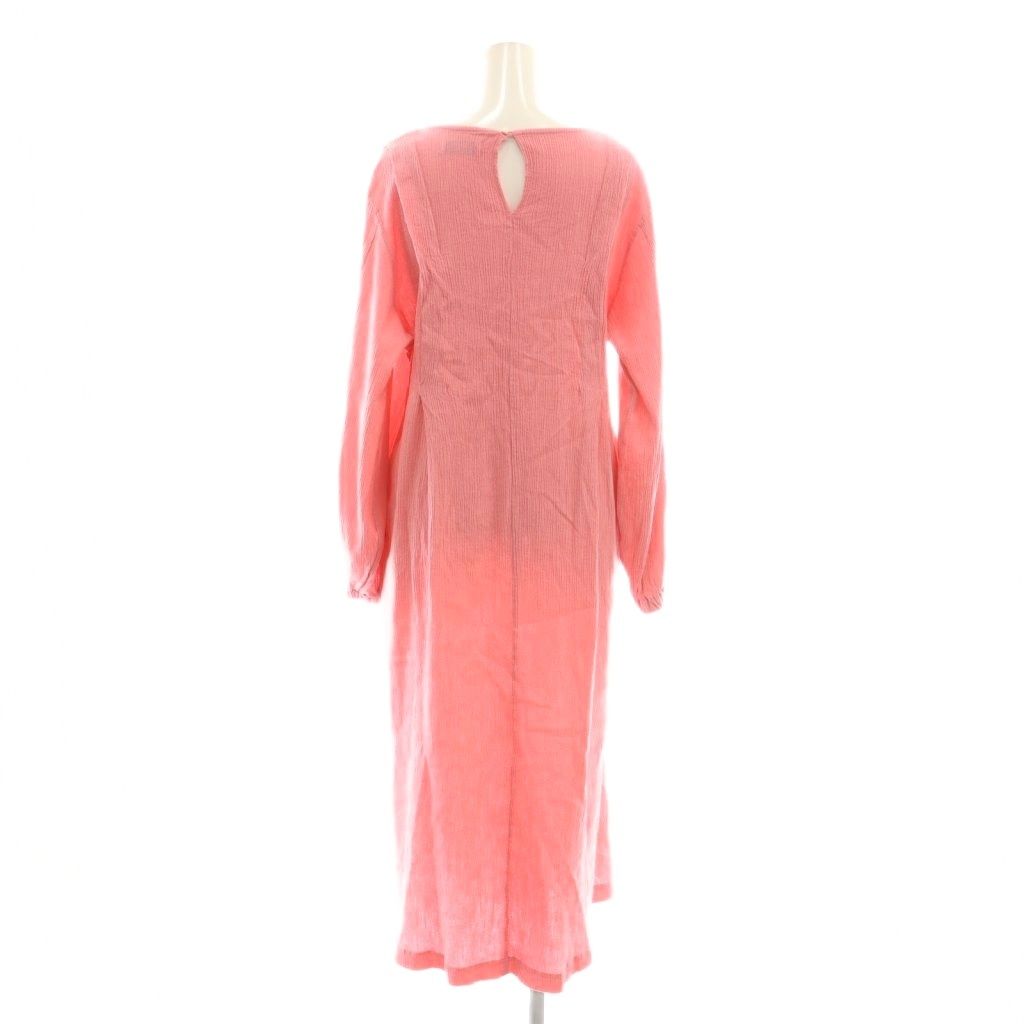 ビワコットン BIWACOTTON パフタックドレス ワンピース F ピンク CX OS